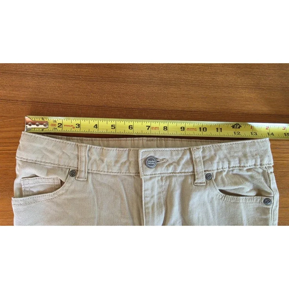 Wonder Nation Girl's Beige Khaki Pants Size 10